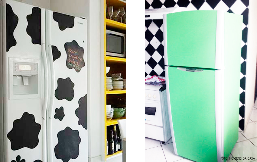 GELADEIRA COM ADESIVO