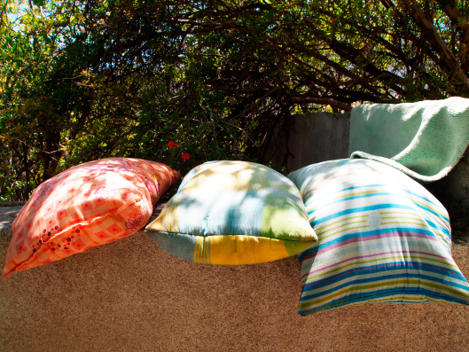 secando travesseiros