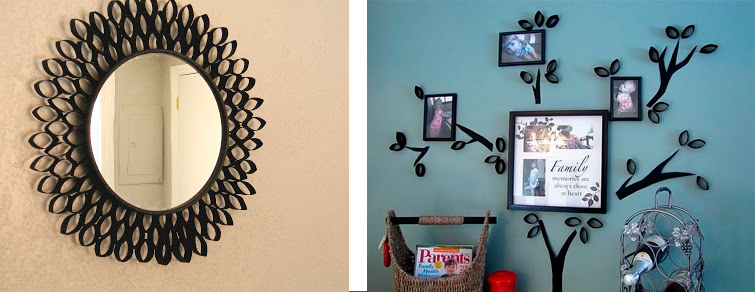 artesanato com rolo de papel