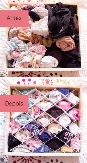 Como organizar gavetas